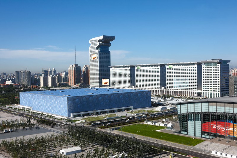西卡產品應用于國家游泳中心和北京盤古大觀